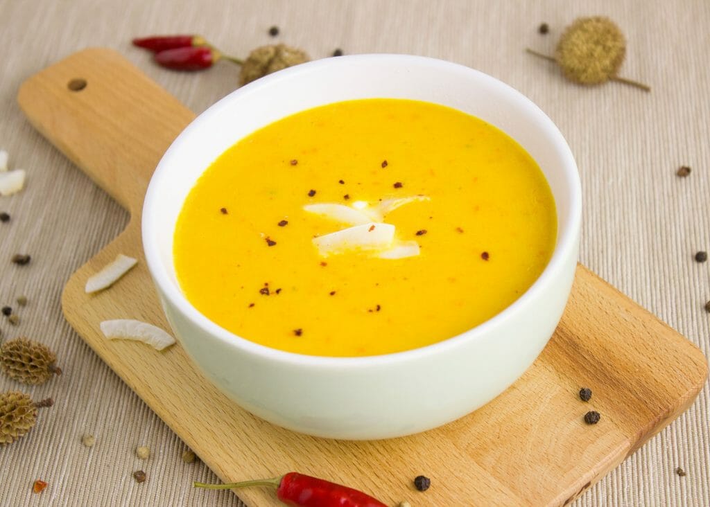 nourish gluten-free pumpkin coconut soup recipe